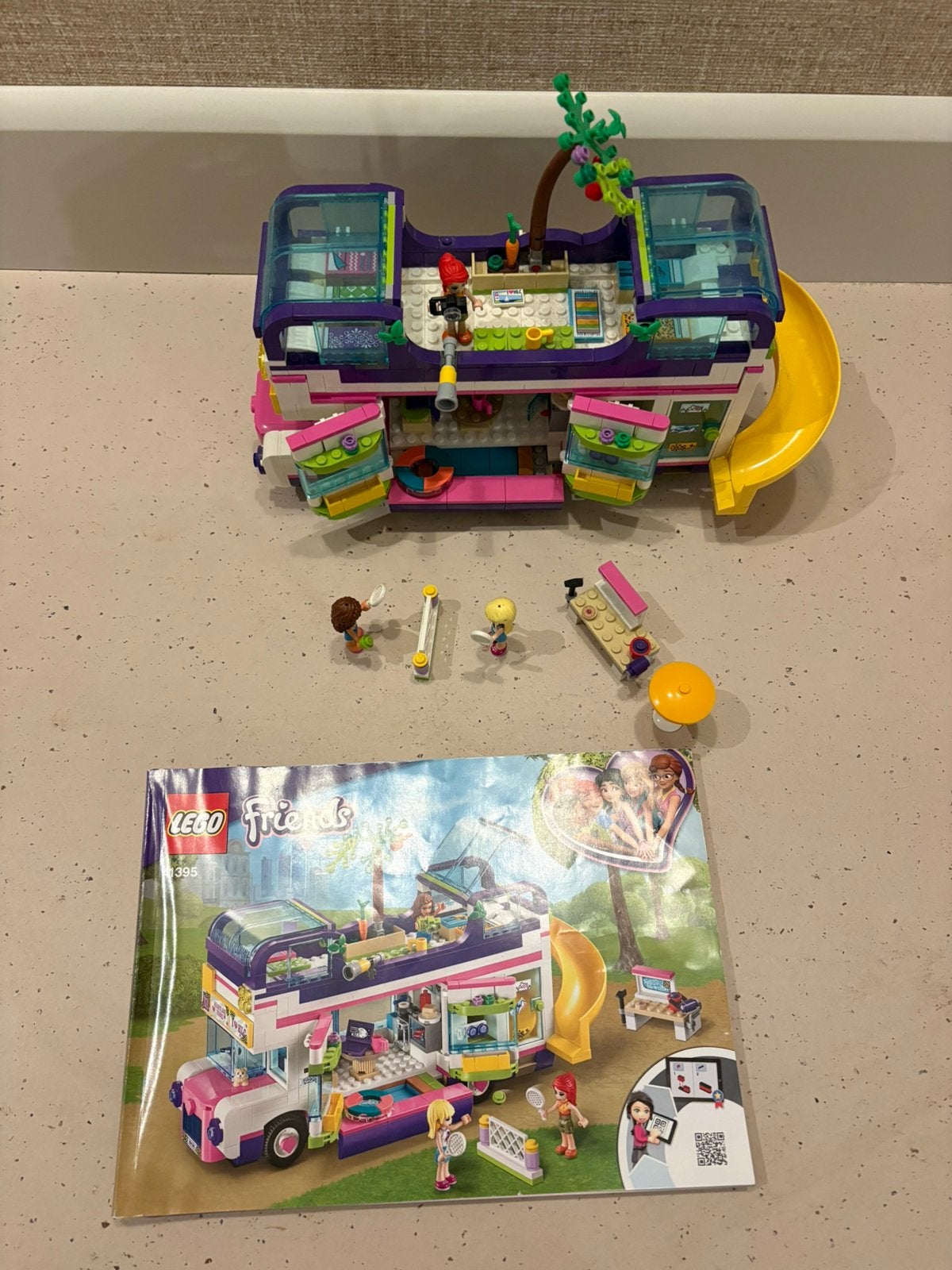 41395 Lego Friends vriendschapsbus, Ophalen of Verzenden, Gebruikt
