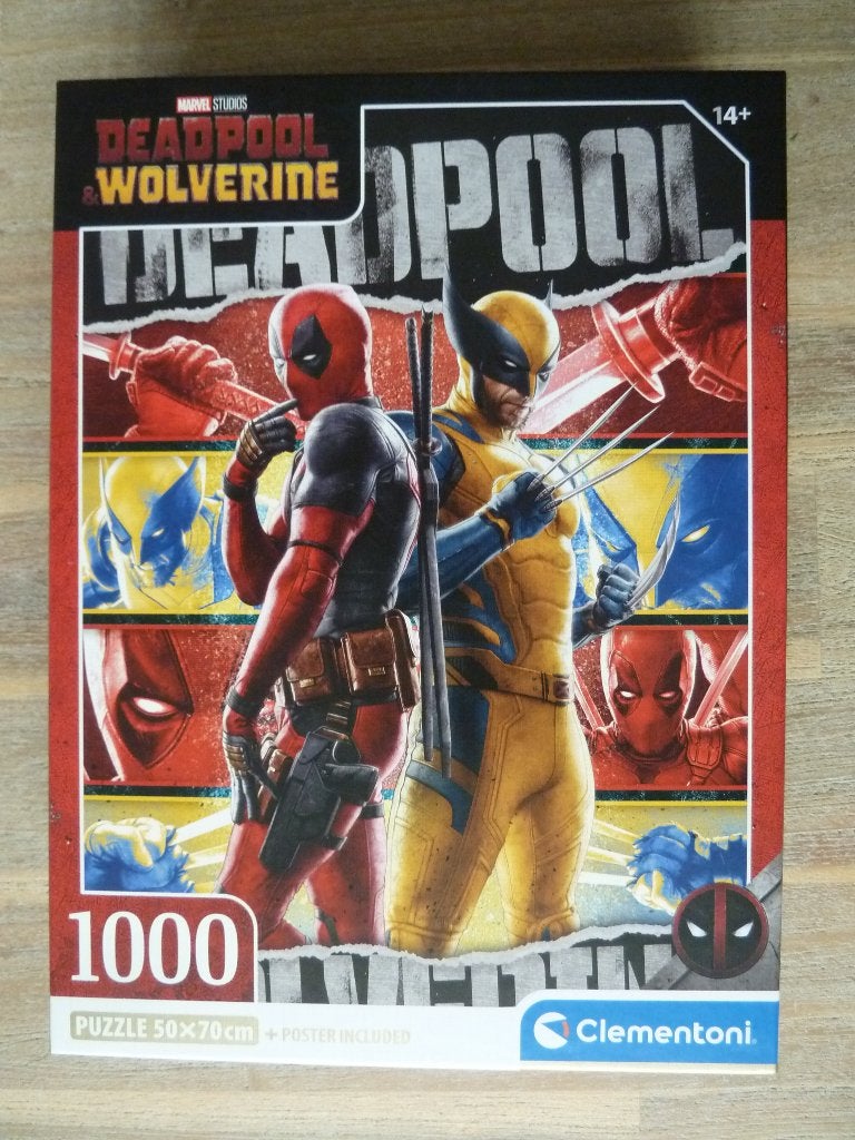 NIEUW puzzel DEADPOOL & WOLVERINE 1000 stukjes, Ophalen, 500 t/m 1500 stukjes, Nieuw, Legpuzzel