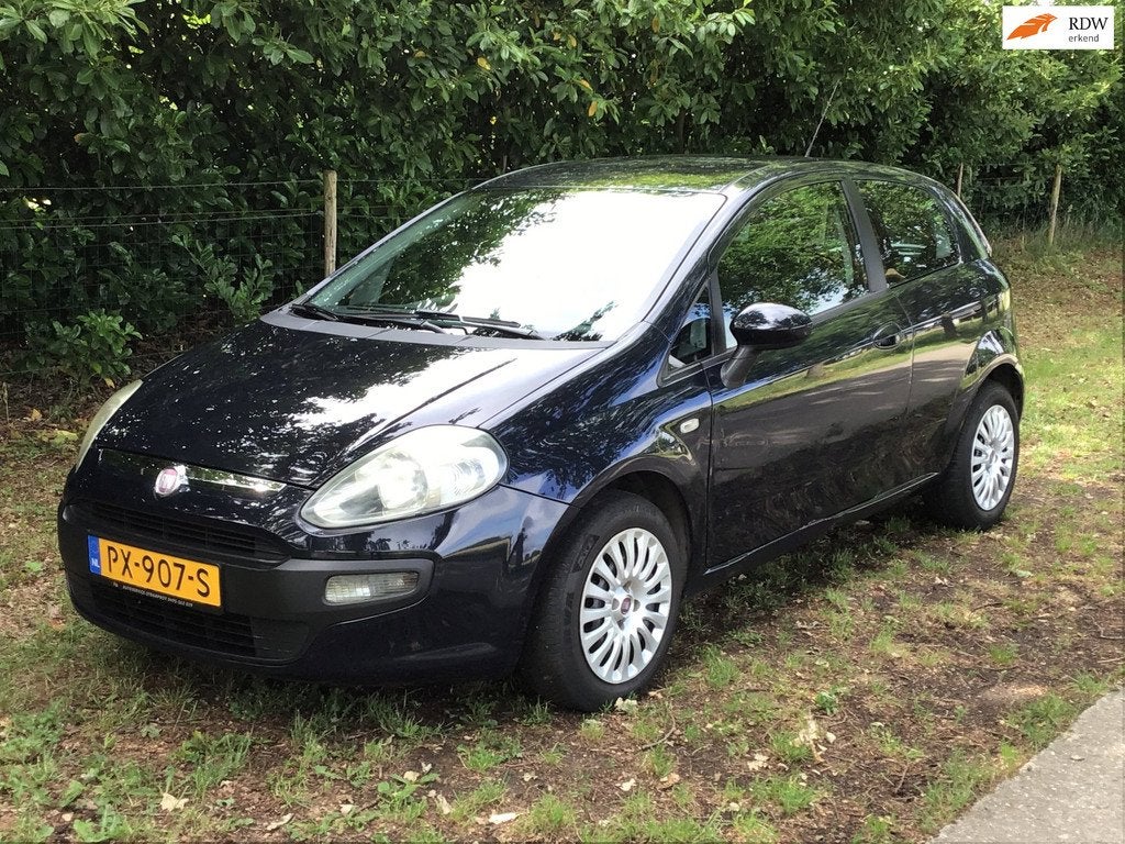 Fiat Punto Evo 1.2 Pop met nieuwe APK en airco, Auto's, Voorwielaandrijving, Euro 5, Stof, 1242 cc