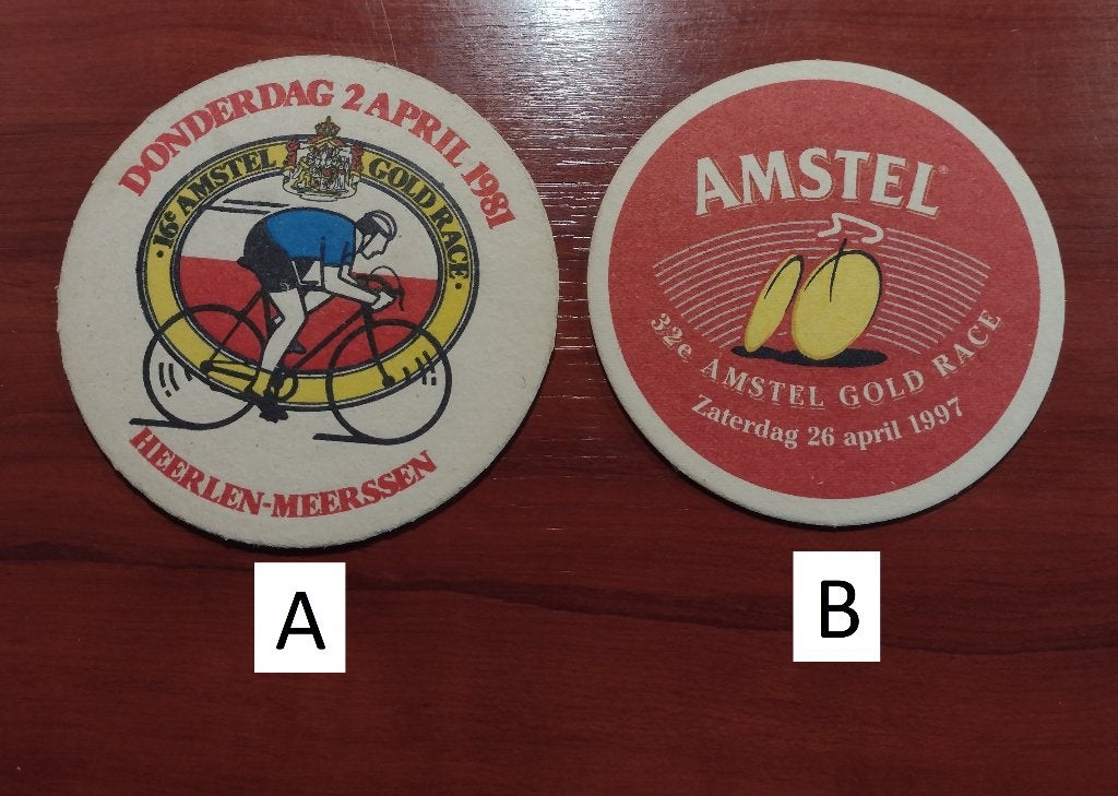 Amstel Gold Race Bierviltjes Coasters. (C), Ophalen of Verzenden, Gebruikt, Viltje(s), Amstel