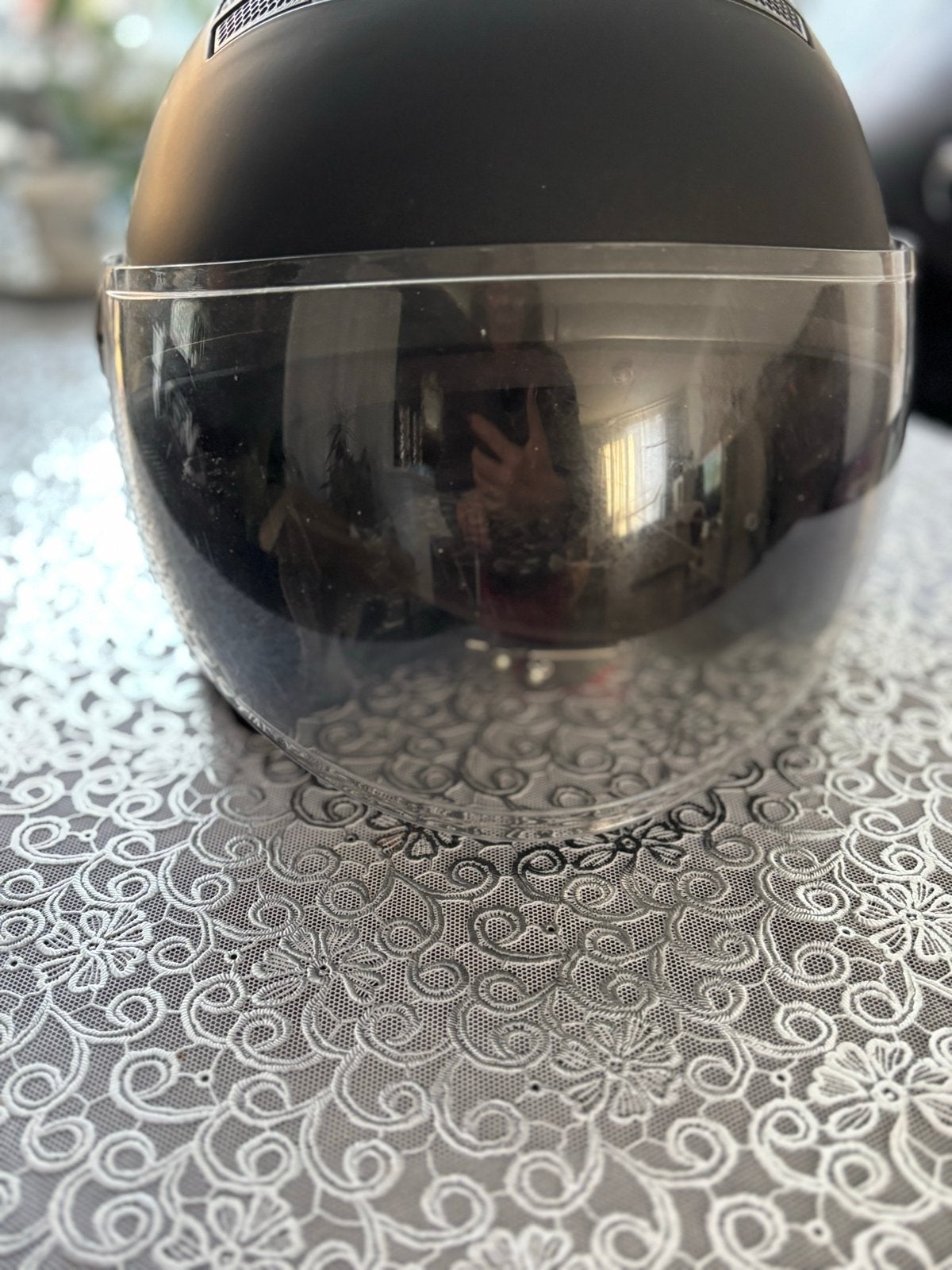 VinZ Jethelm Mat Zwart Maat XS (53-54) - Zo goed als nieuw, XS, Jethelm, Dames, Tweedehands