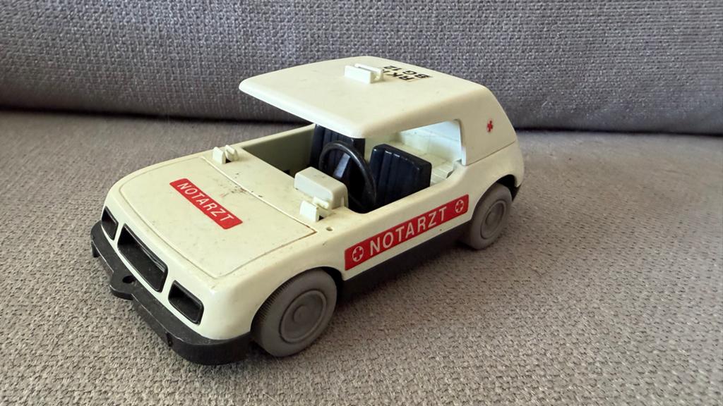 Vintage Notarzt Speelgoedauto - Retro Ambulance, Verzamelen, Speelgoed, Ophalen of Verzenden, Gebruikt