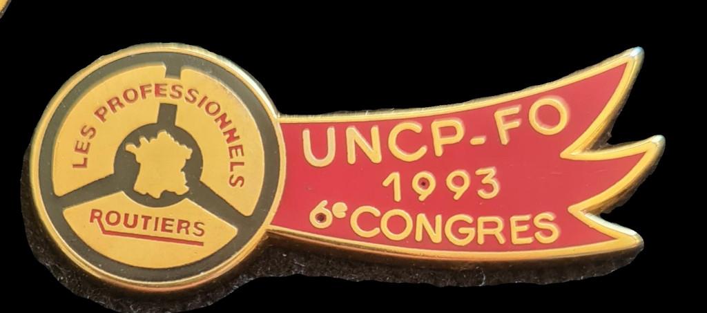 Les Routiers UNCP.FO 1993 6E congres pin, Ophalen of Verzenden, Nieuw, Transport, Speldje of Pin