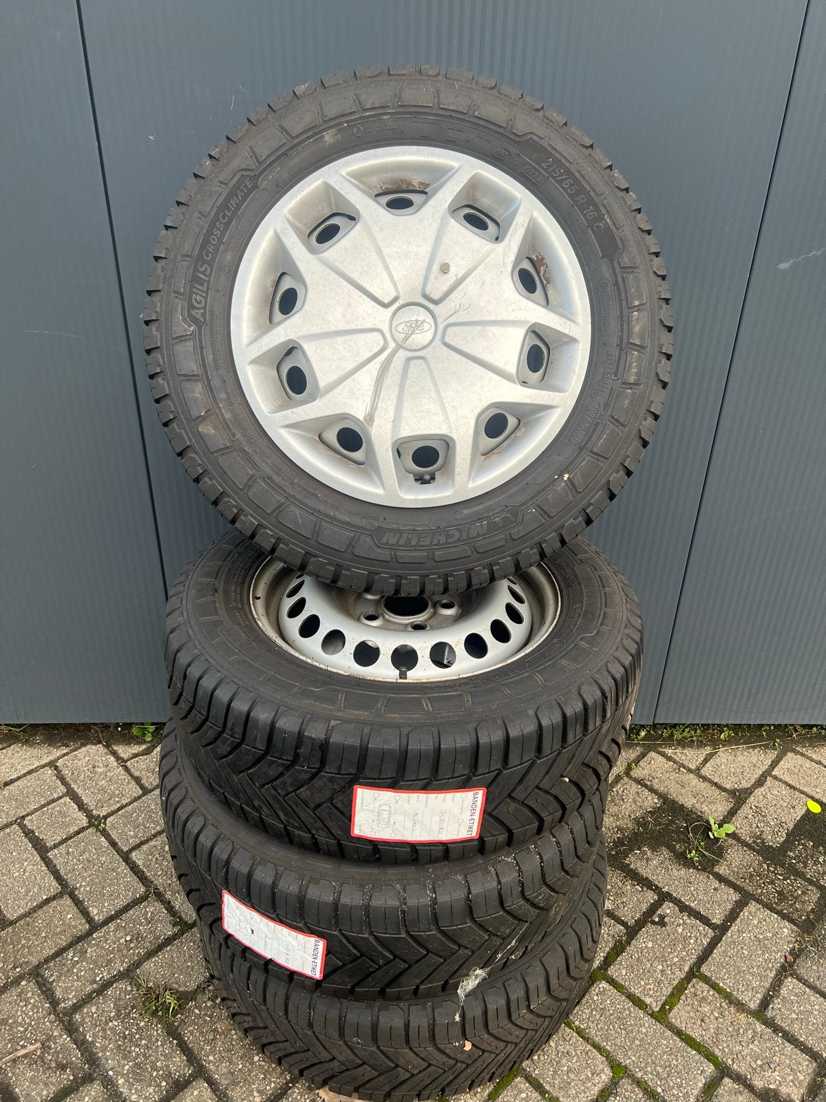Ford transit velgen + michelin winterbanden, 16 inch, Berliner Ring 2, 38440 Wolfsburg, Duitsland, Volkswagen AG, Banden en Velgen