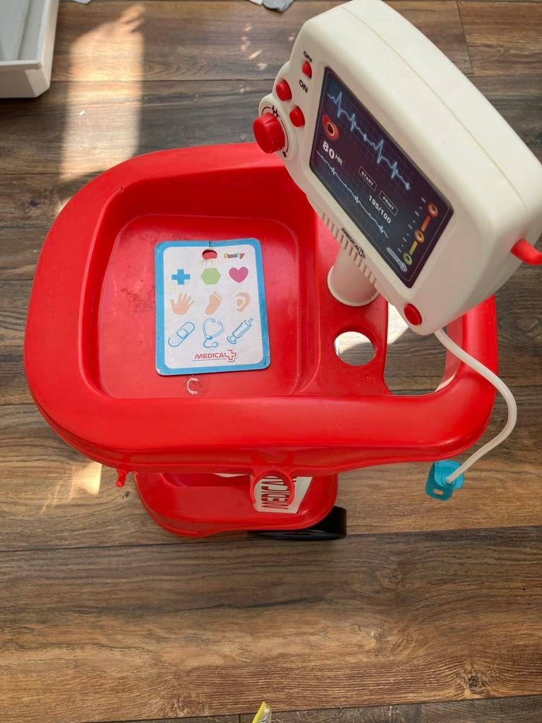 Smoby Medische Trolley Speelgoed, Ophalen, Gebruikt, Ontdekken, Met licht