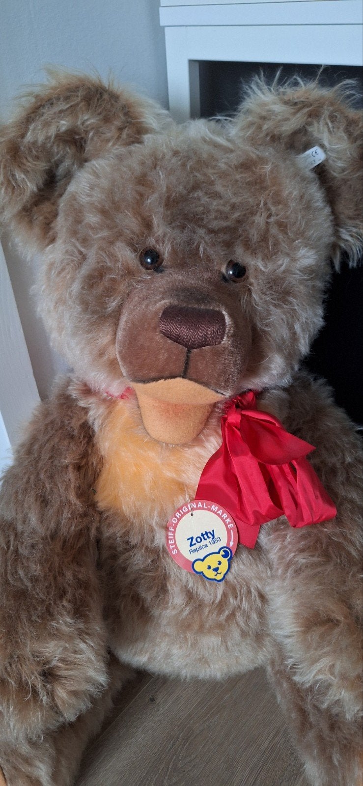 Steiff Zotty Replica 1953 Teddybeer - Limited Edition 2000, Verzamelen, Beren en Cherished Teddies, Ophalen, Zo goed als nieuw