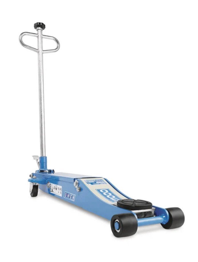 Hydraulische garagekrik 3T extra lang en laag OMCN