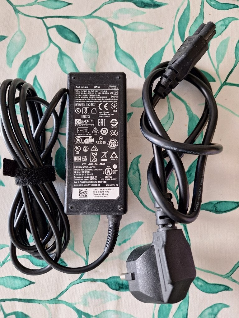 DELL 65W GROTE PIN ADAPTER/OPLADER €10,00, Ophalen, Zo goed als nieuw, Dell