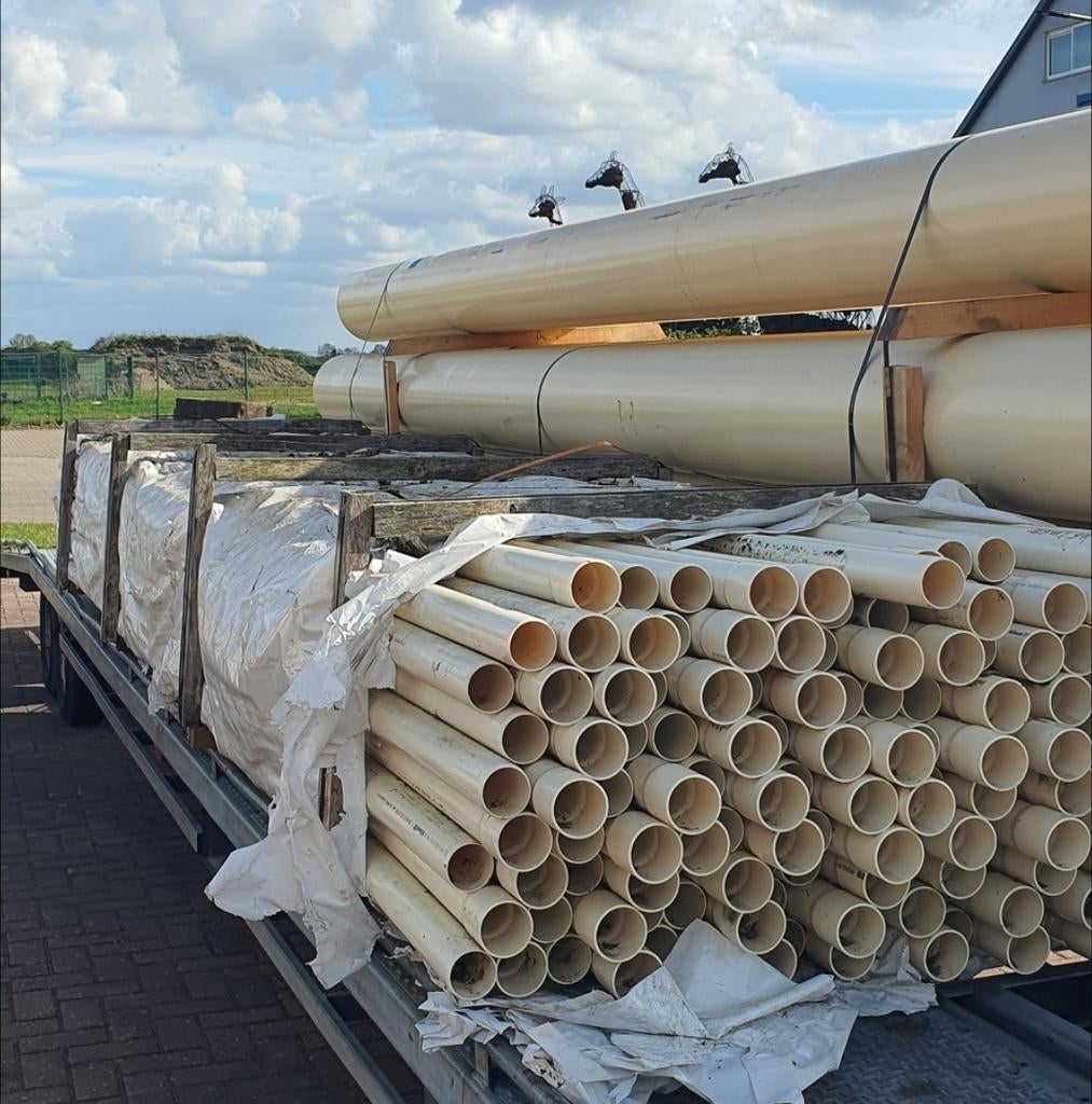 PVC drukbuis Ø63 x 3,0 mm 800m voorraad, Ophalen, Pvc, 60 tot 80 mm, 4 tot 6 meter