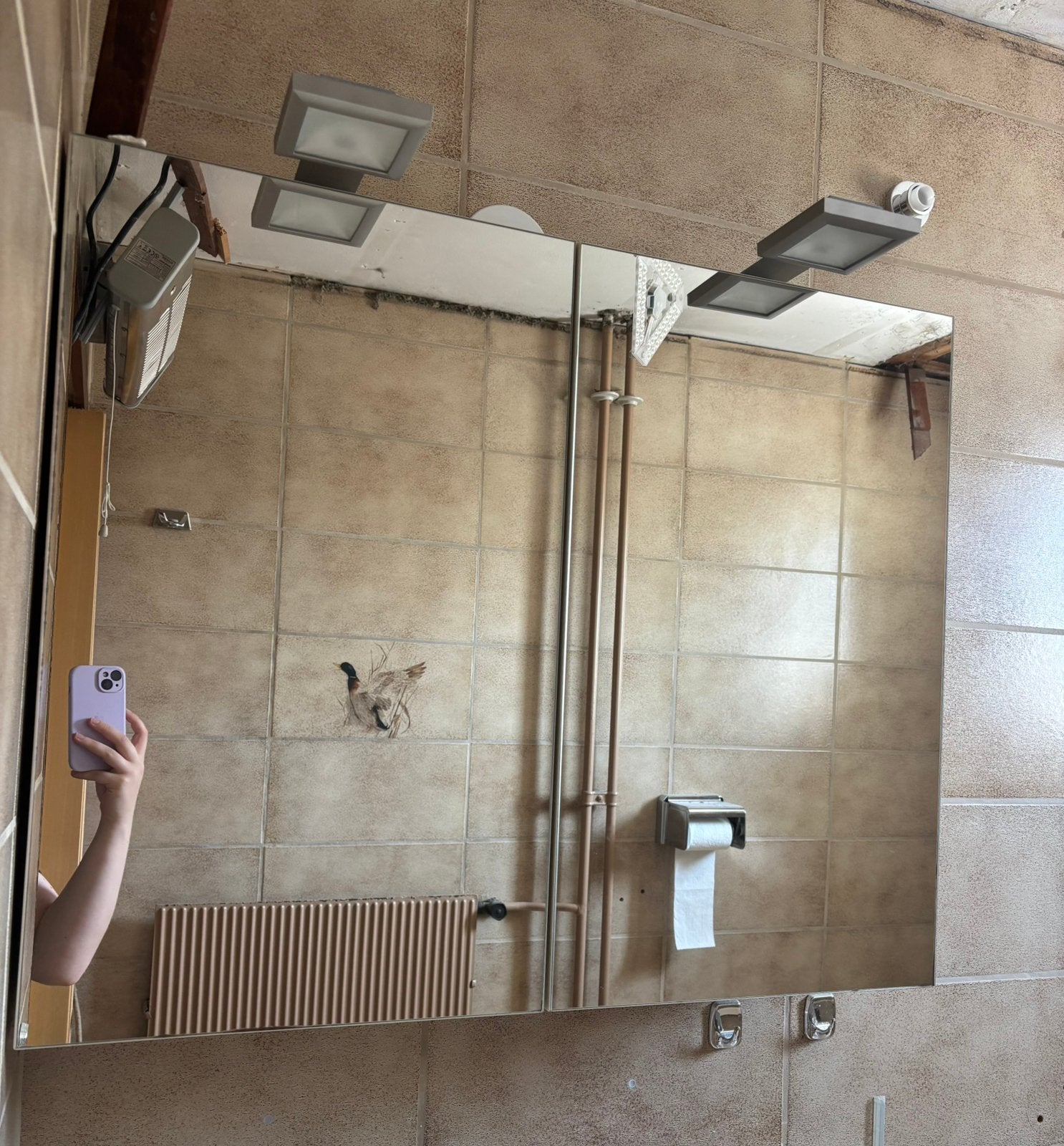 Spiegelkast badkamer met verlichting, Ophalen, 50 tot 100 cm, Minder dan 25 cm, Minder dan 100 cm