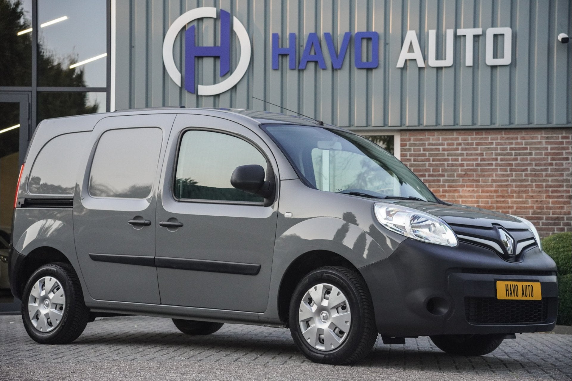 Renault Kangoo 1.2 TCe AUTOMAAT, AIRCO, BTW-VRIJ / MARGE, Auto's, Stof, Gebruikt, Zwart, 4 cilinders