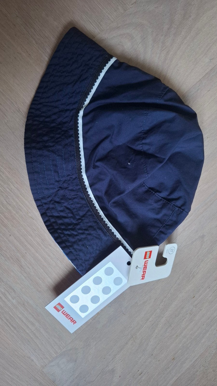 Lego buckethat zonnehoed blauw wit, Ophalen of Verzenden, Nieuw, Jongetje of Meisje