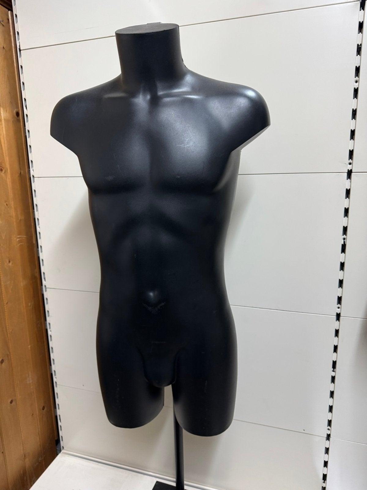 Torso op stang voor kleding presentatie kleur zwart man, Ophalen, Zo goed als nieuw, Paspop