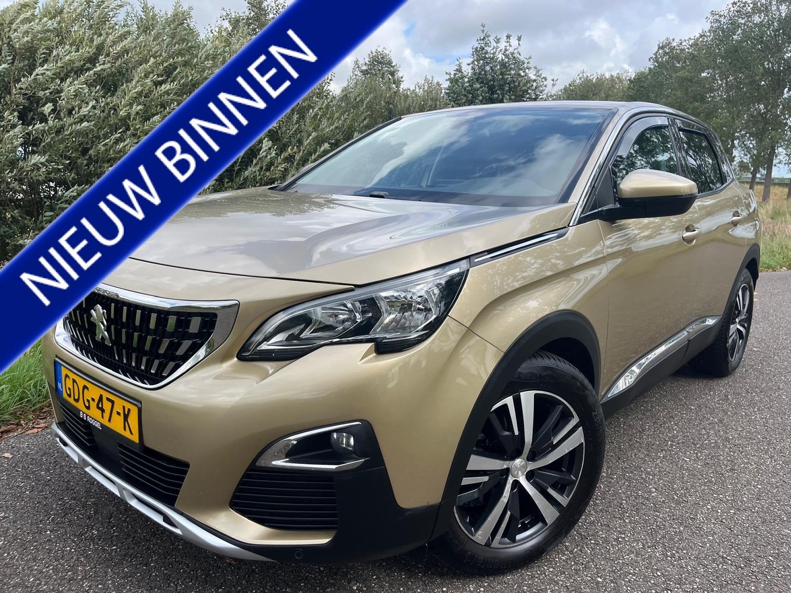 Peugeot 3008 1.2 | LPG/Benzine | Clima | Cruise | Lederen be, Auto's, Gebruikt, 1199 cc, Geel, 19 km/l