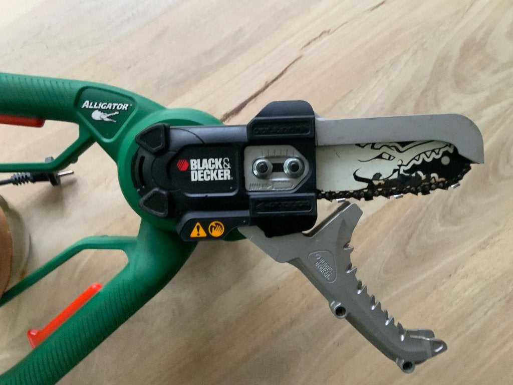 Black & Decker Alligator GK1000 snoeizaag, Gebruikt, 70 mm of meer, Black+Decker, Kettingzaag