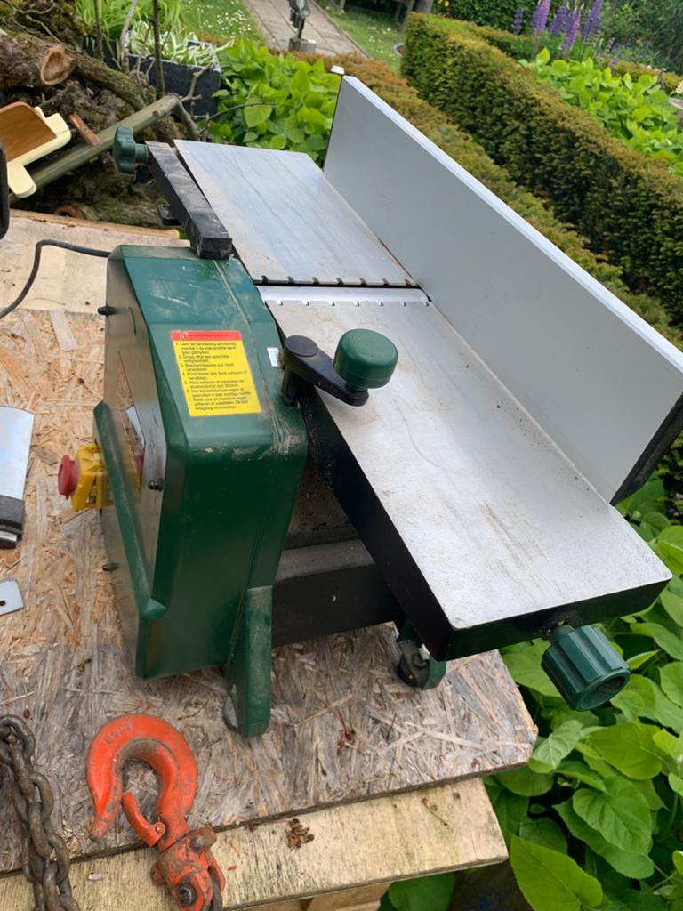 Schaafmachine vlakvandikte bank, Ophalen, Zo goed als nieuw, Elektrisch