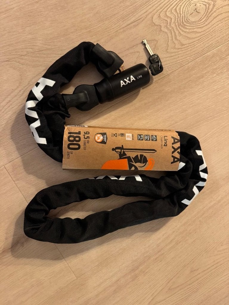 AXA Linq Kettingslot 180 cm ART2- Nieuw in doos, Ophalen of Verzenden, Nieuw, Kettingslot