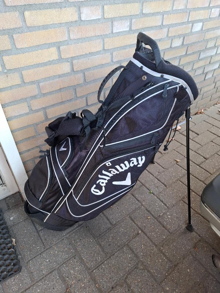 Callaway Chev Org standbag golftas zwart/wit golf draagtas, Ophalen of Verzenden, Zo goed als nieuw, Tas, Callaway