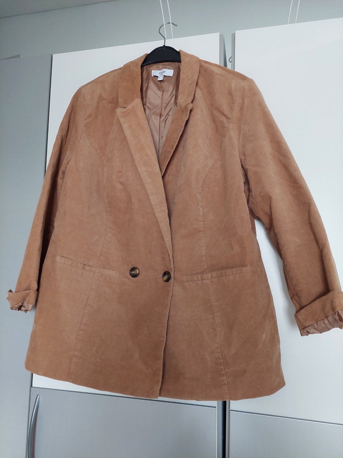 Maite Kelly Collection Fijne Rib Blazer Maat 52, Beige, Ophalen of Verzenden, Jasje of Colbert, Maite Kelly Collection