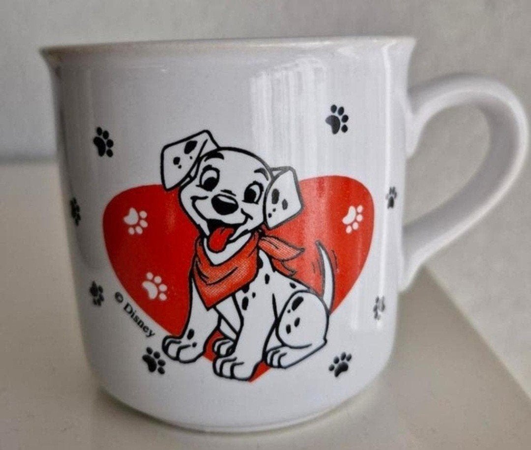 Disney Beker 101 Dalmatiers, Ophalen of Verzenden, Zo goed als nieuw, Overige stijlen, Kop(pen) en/of Schotel(s)