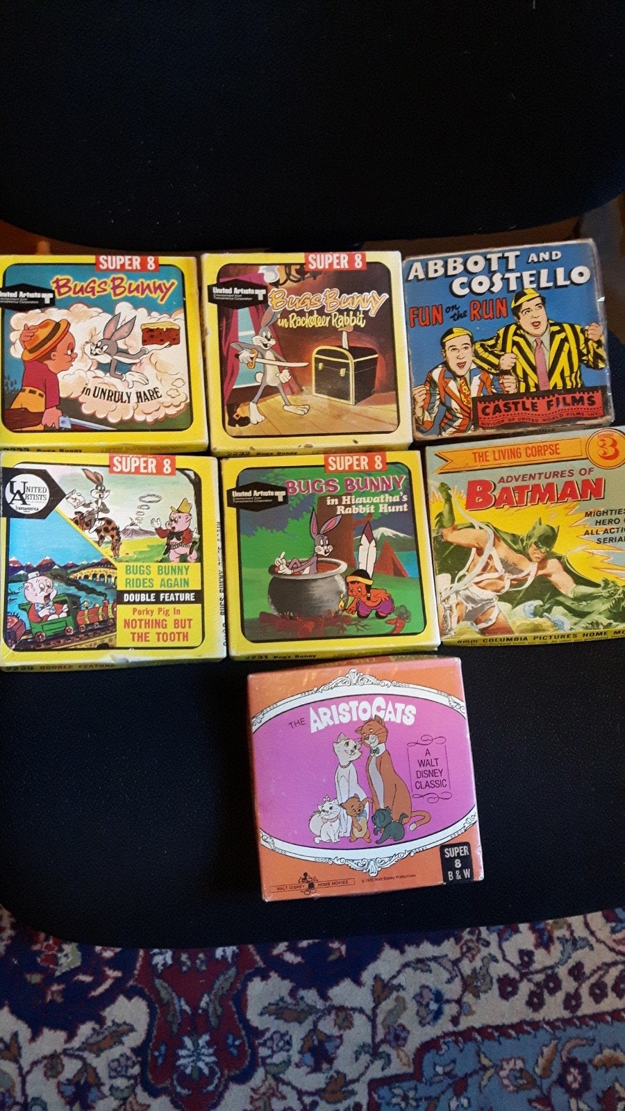 8 mm kinder films 7x, Ophalen, 8mm film