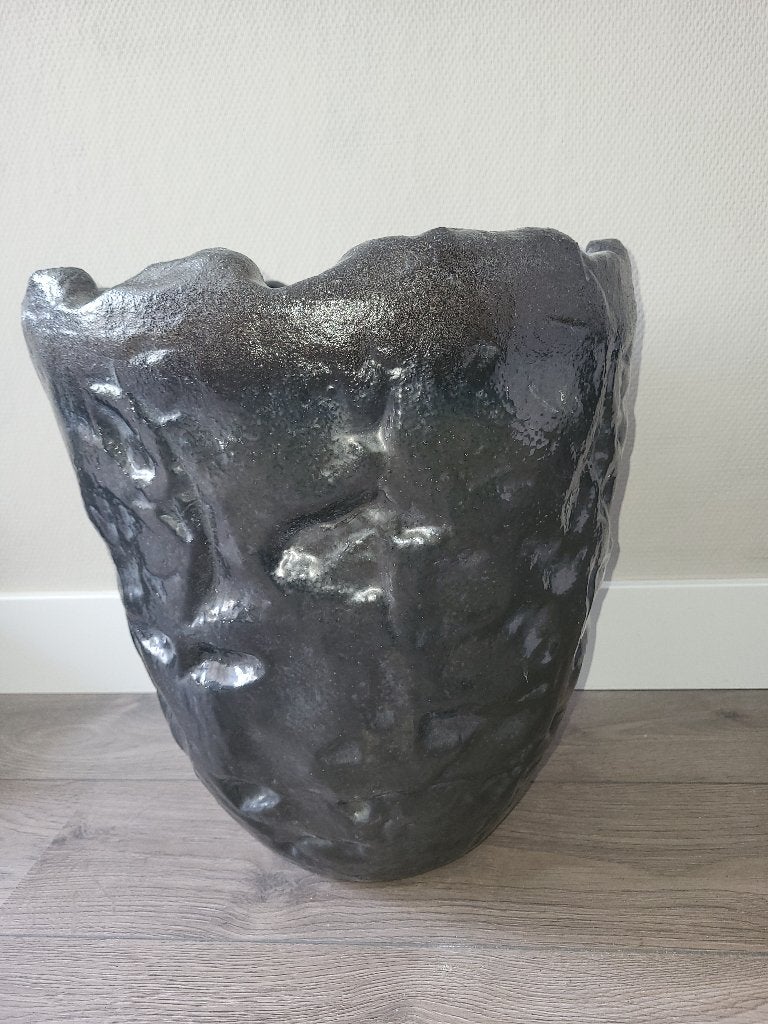 Schitterende nieuwe bloempot zeer zware kwaliteit Nieuw, Ophalen, Steen, 40 cm of meer, Nieuw