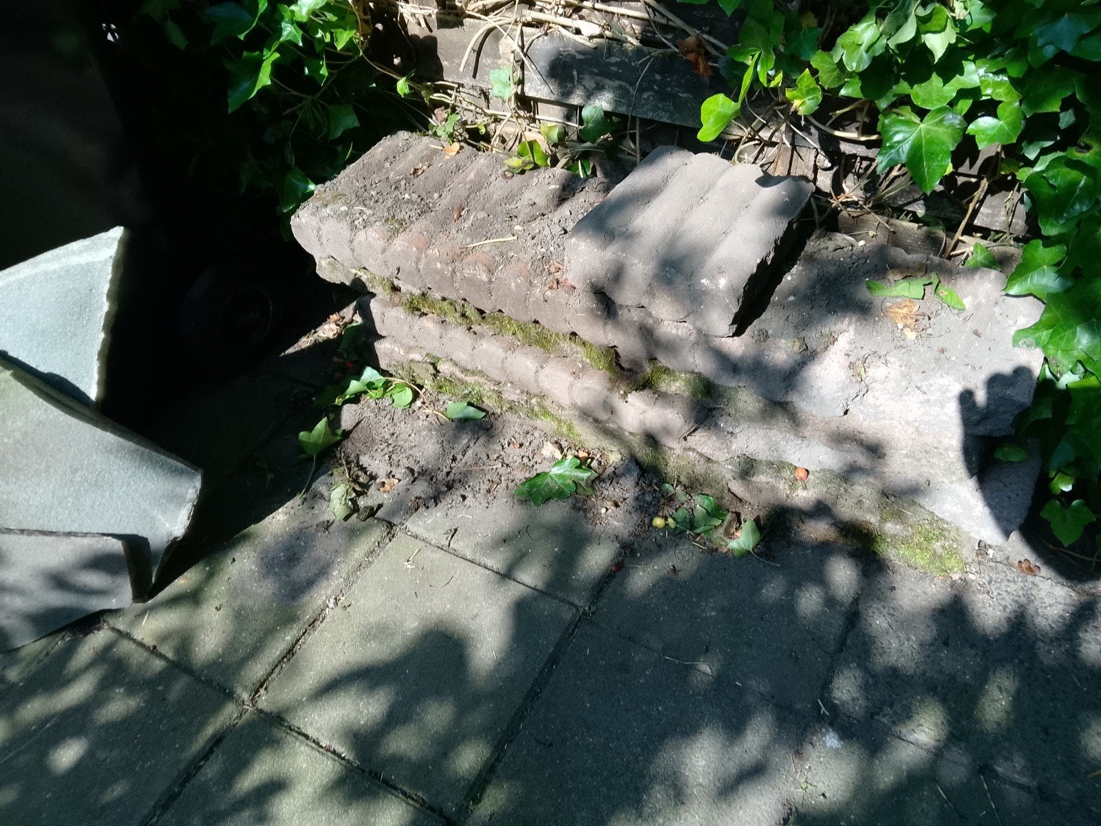 Gratis palissade stenen., Ophalen, Gebruikt, Minder dan 25 cm, Border