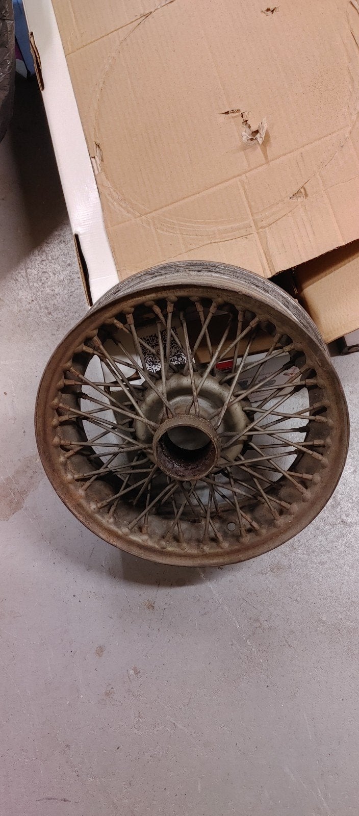 spaakwielen orgineel MGB 5x, Verzenden