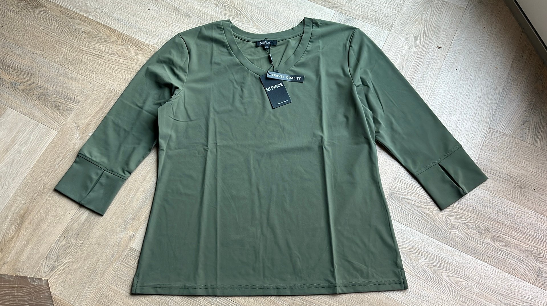 Dames shirt maat XXL Mi Piace, Ophalen of Verzenden, Zo goed als nieuw, Maat 46/48 (XL) of groter, Korte mouw