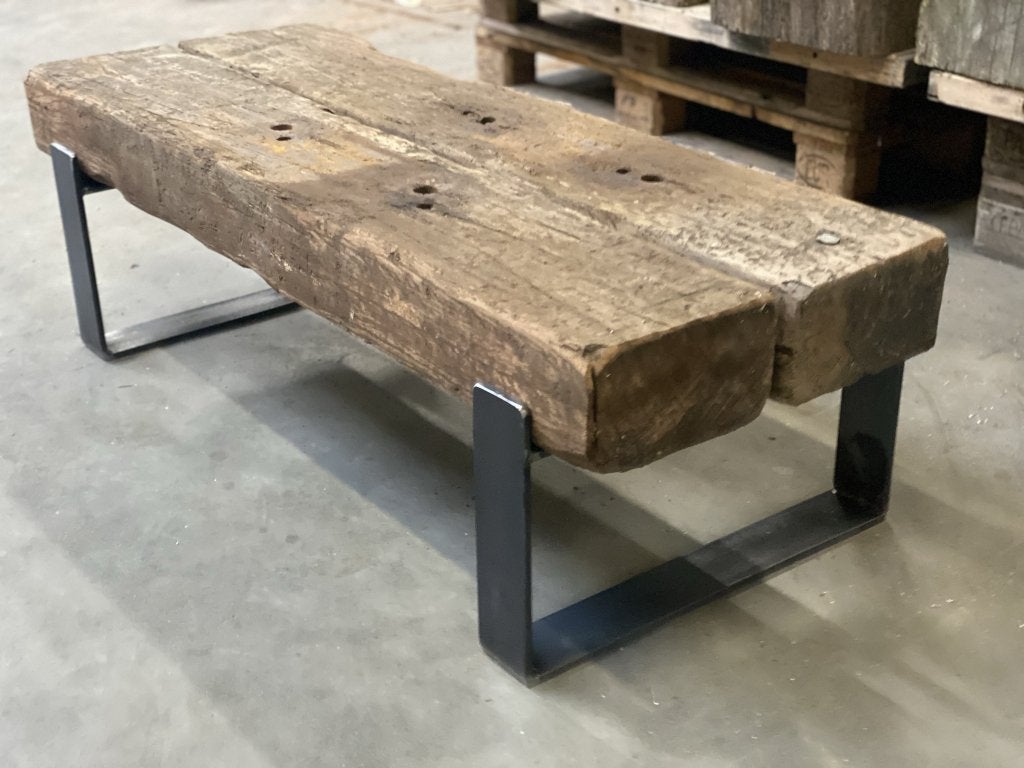 Biels Bielzen salontafel / tv meubel custom made hardhout, Niet ingevuld, 100 tot 150 cm, Niet ingevuld, Nieuw