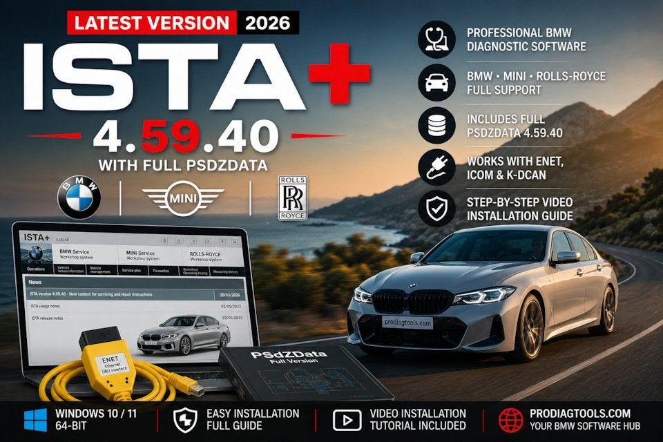 BMW ISTA+ 4.59.40 Standalone, Verzenden
