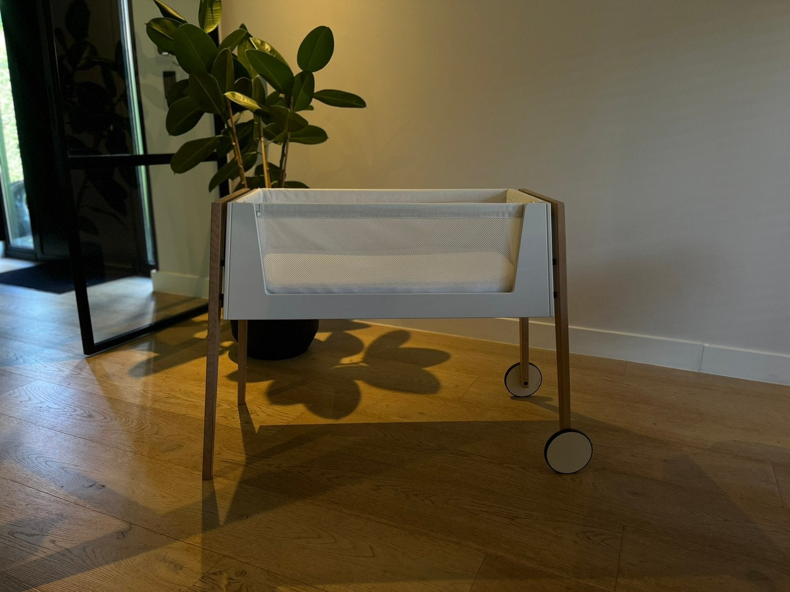 Leander Linea Co-Sleeper Side by Side – Prachtige staat, Ophalen, Zo goed als nieuw, Wieg