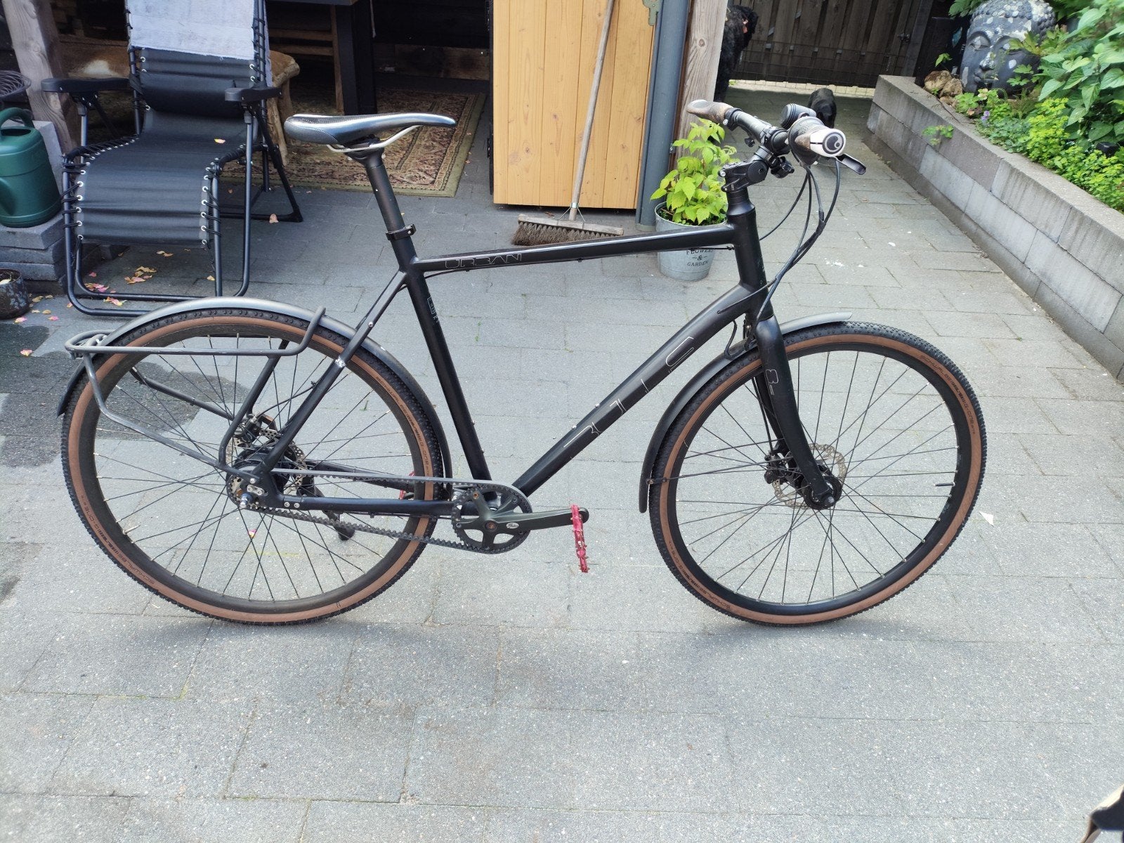 Bulls Urban Gates aandrijving Nexus 8 58cm, Gebruikt, Versnellingen, 57 tot 61 cm, Schijfrem
