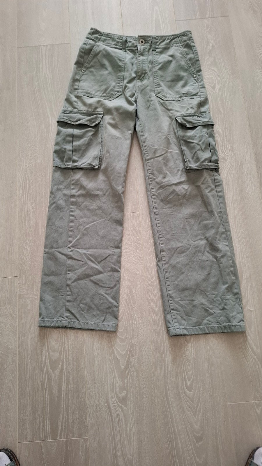 baggy broek maat 36 pull&Bear, Kleding | Dames, Ophalen of Verzenden, Zo goed als nieuw, Maat 36 (S), Lang