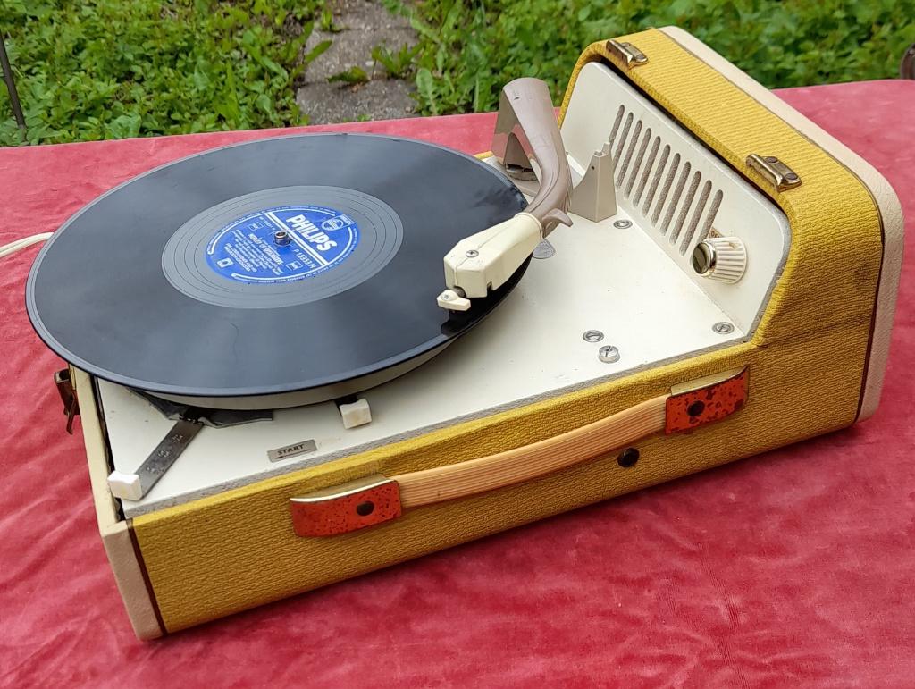 Vintage Philips AG9148 Koffer Grammofoon, Ophalen of Verzenden