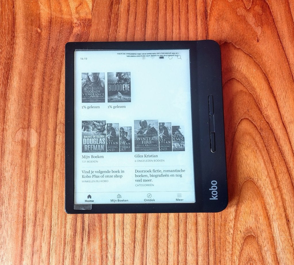 Kobo Libra H20 e-reader, Computers en Software, E-readers, Ophalen, 8 GB, Touchscreen, Kobo Libra
