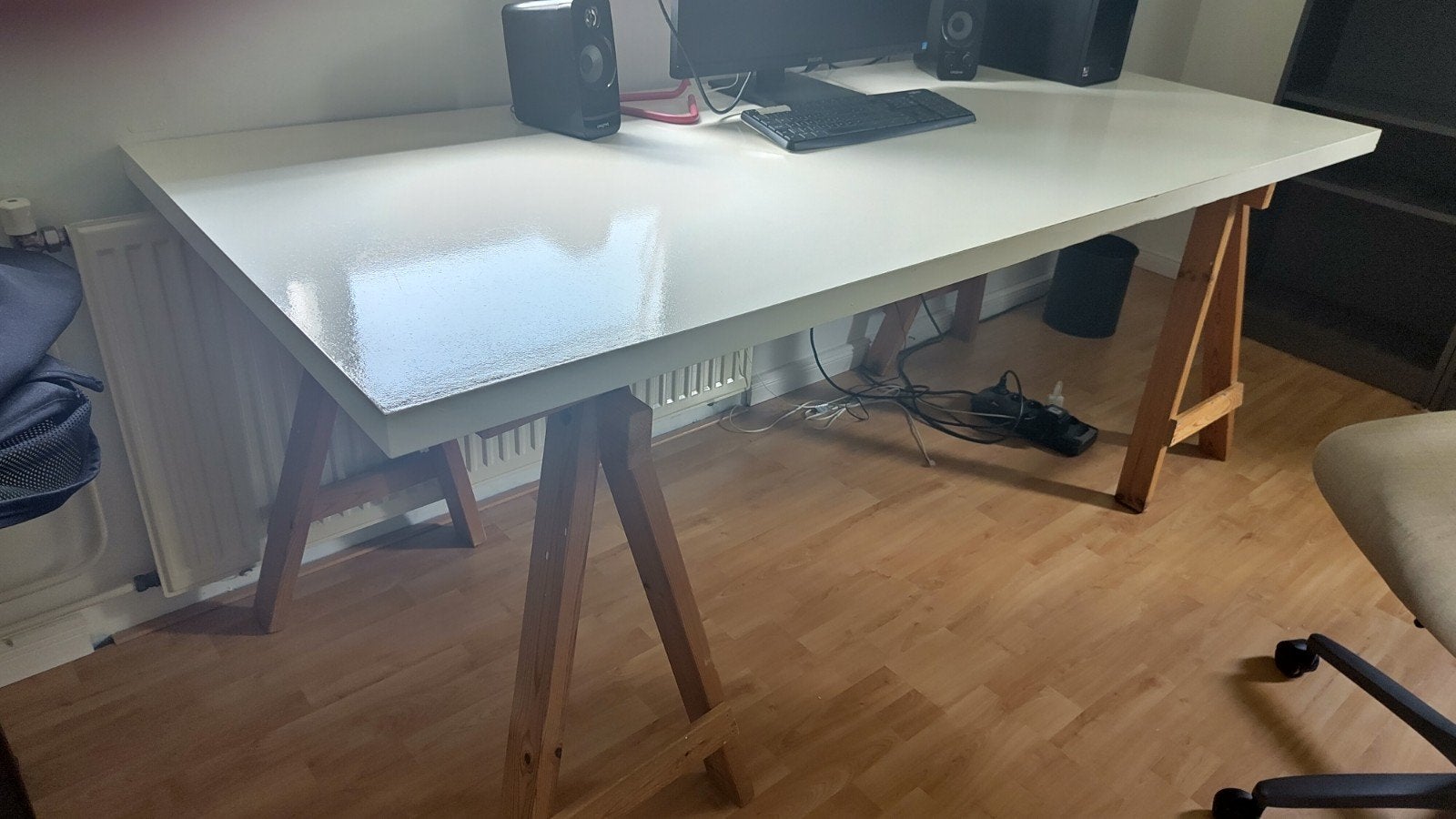 bureau op schragen, Ophalen, Gebruikt, 50 tot 100 cm, 150 tot 200 cm