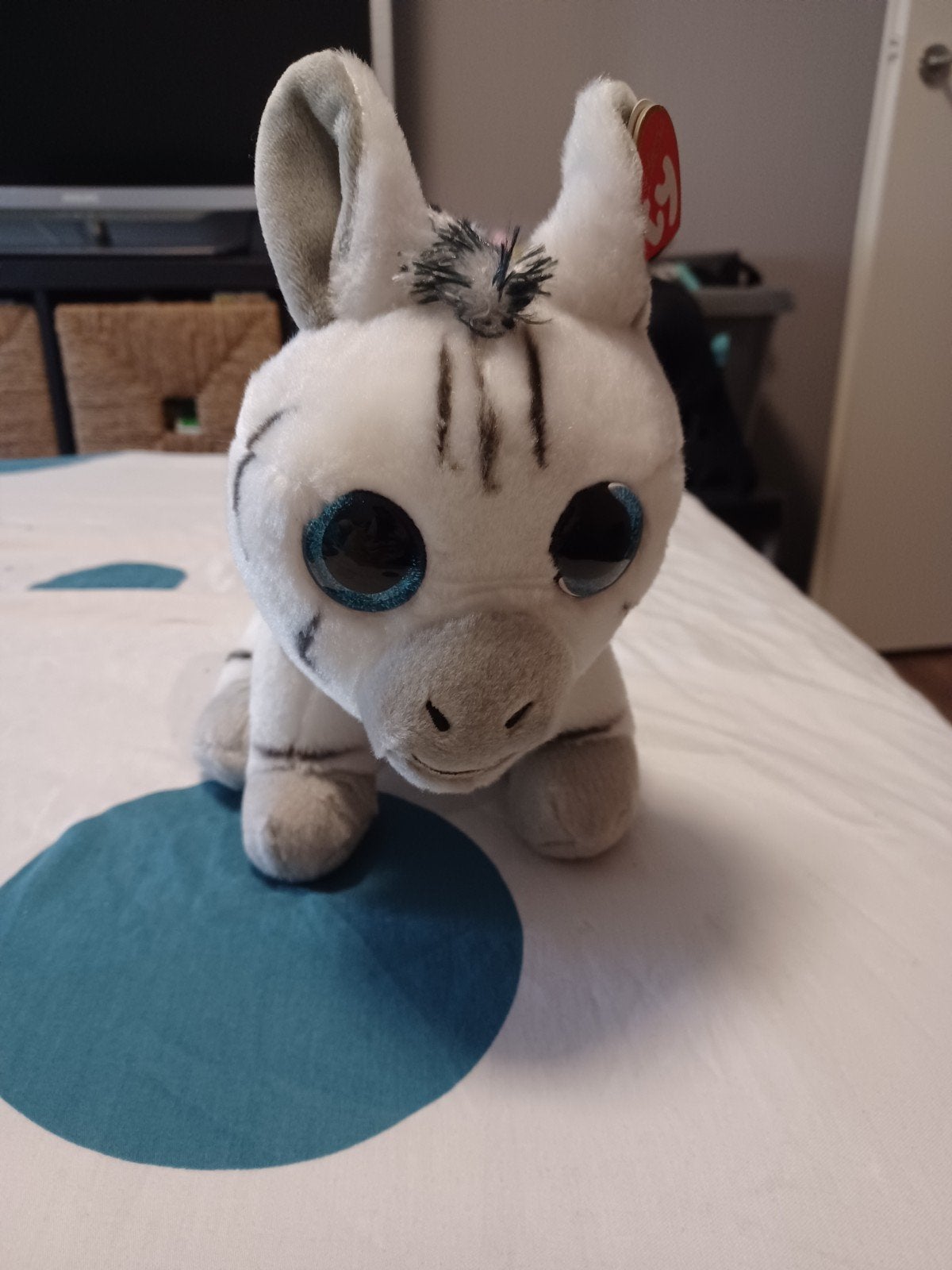 Ty Beanie Boo Zebra knuffel - Zo goed als nieuw, Ophalen, Overige karakters, Overige typen, Middelgroot (20 tot 80 cm)
