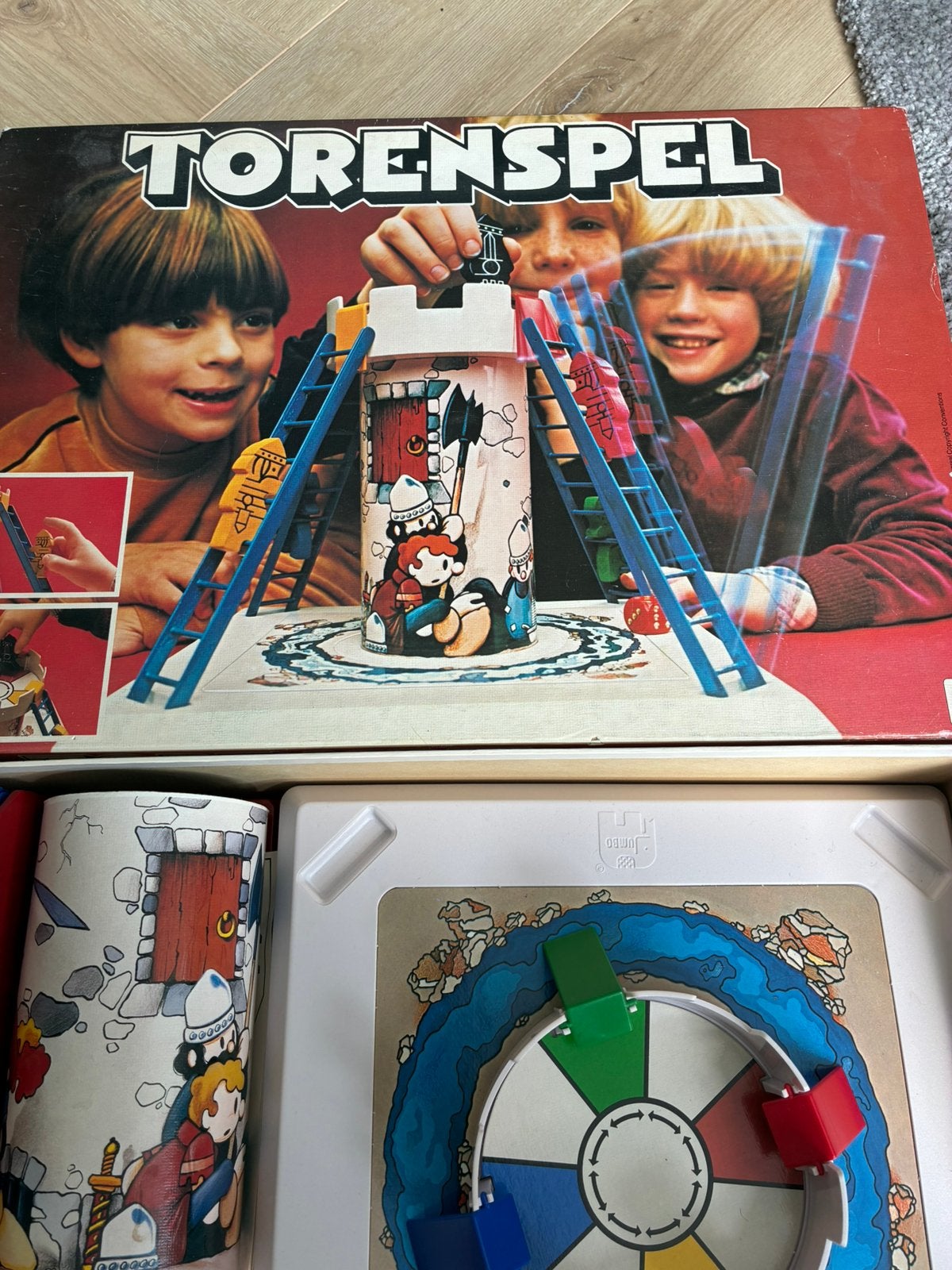TORENSPEL (VINTAGE BORDSPEL VAN JUMBO), Drie of vier spelers, Ophalen of Verzenden, Gebruikt, Jumbo