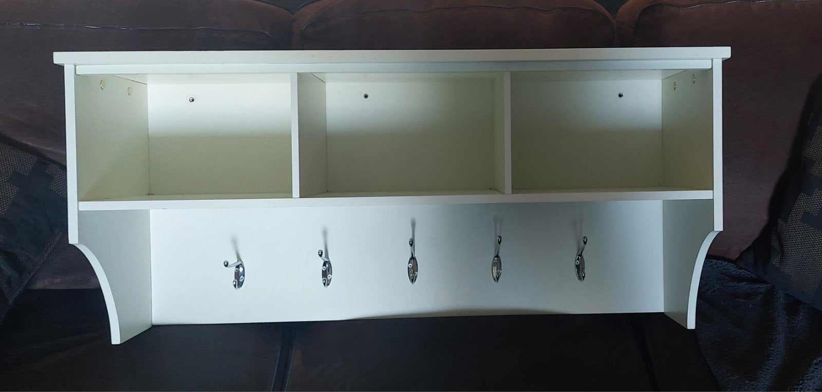 kapstok wit met opbergruimte, Huis en Inrichting, Woonaccessoires | Kapstokken, Gebruikt, Minder dan 100 cm, Hout, Ophalen