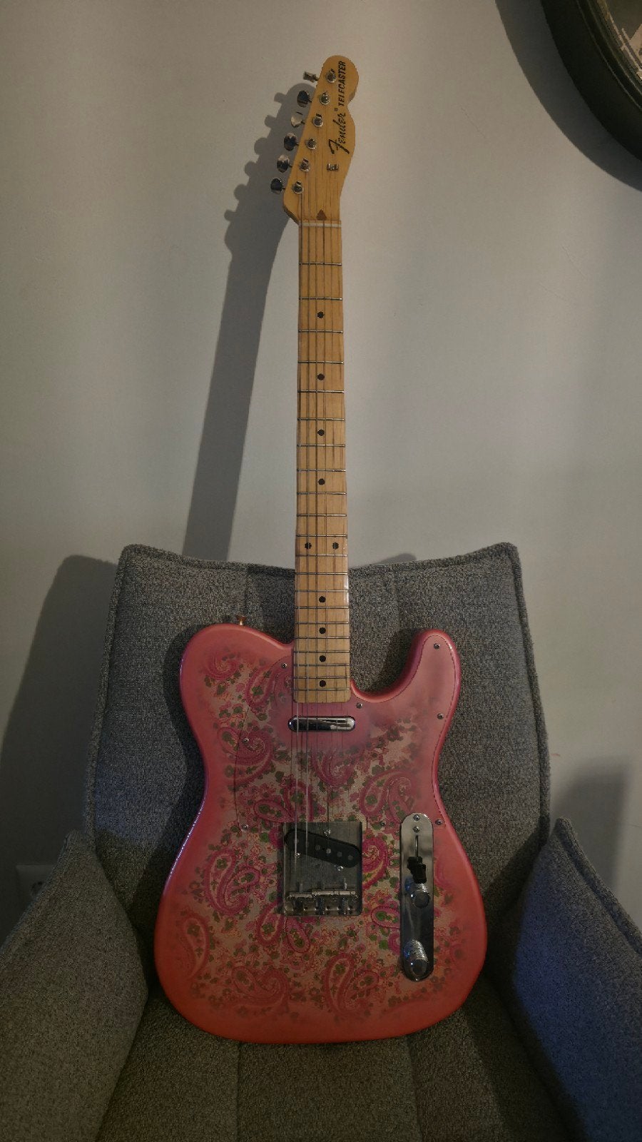 Fender Telecaster Pink Paisley Japan 2008, Ophalen, Zo goed als nieuw, Solid body, Fender