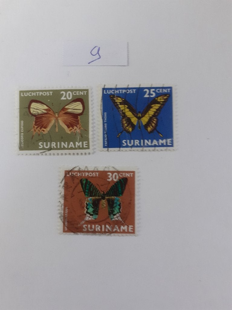 Suriname, Postzegels en Munten, Postzegels | Suriname, Verzenden, Gestempeld