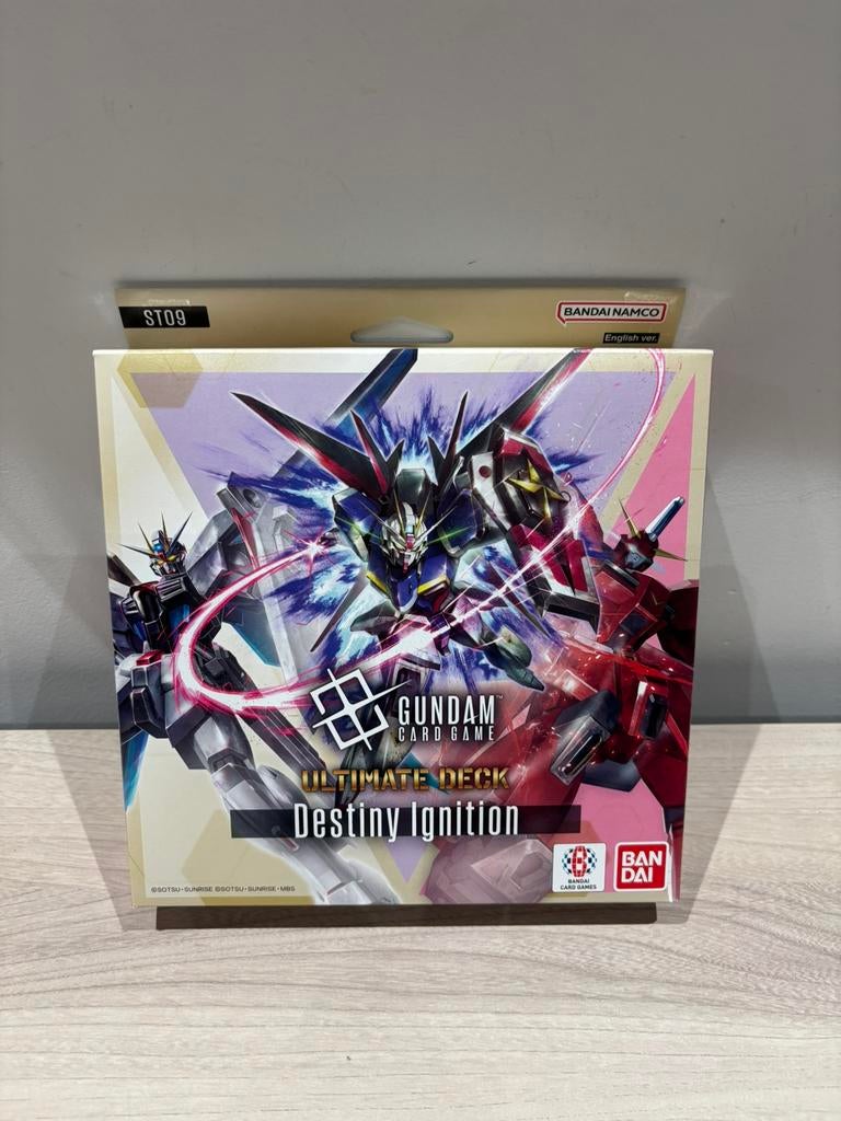 Gundam  Deck “Destiny Ignition” ST09 – Starter Deck + Extras, Ophalen of Verzenden, Zo goed als nieuw, Speeldeck