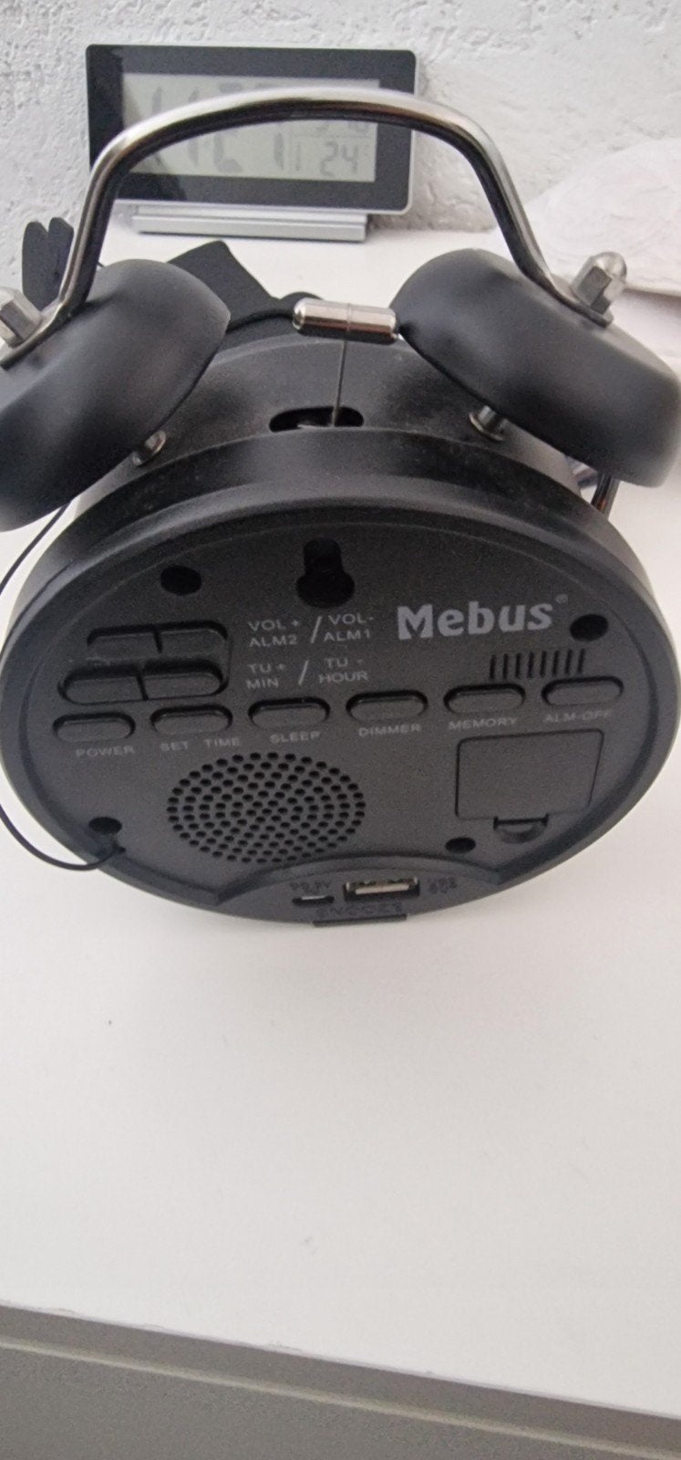 Mebus Digitale Wekker met USB-oplaadpoort, Ophalen of Verzenden