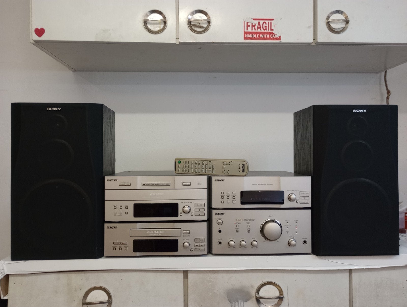 Sony EX660 stereo installatie, Gebruikt, Tuner of Radio, Sony, Losse componenten