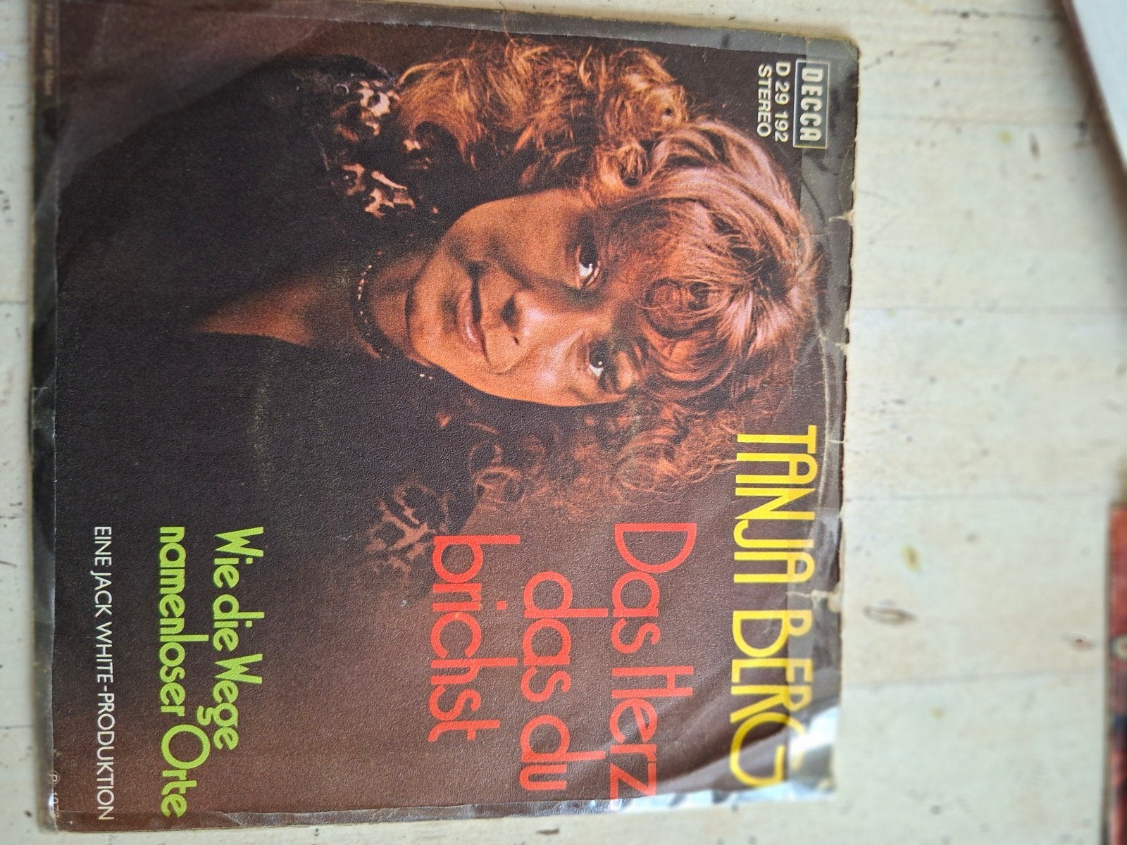 Tanja Berg - Das Herz das du brichst / orginele persing, Cd's en Dvd's, Gebruikt, Originele persing, 7 inch, EP
