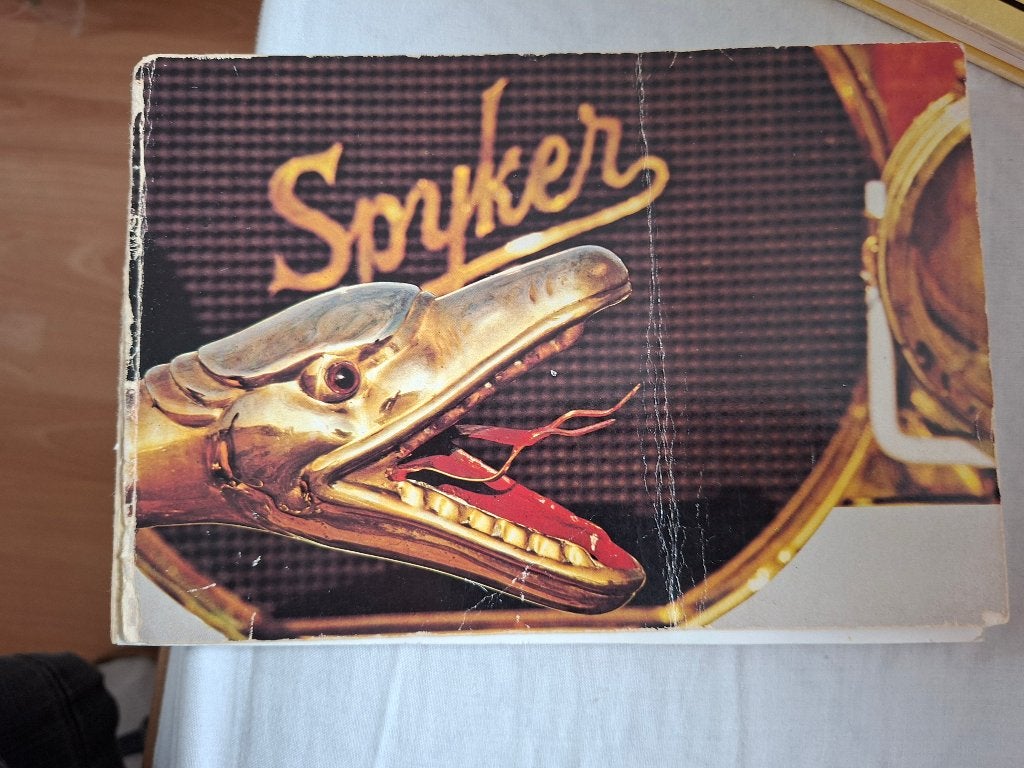 Spyker, M.M.H. Lips, Autotron Drunen, Boeken, Ophalen of Verzenden