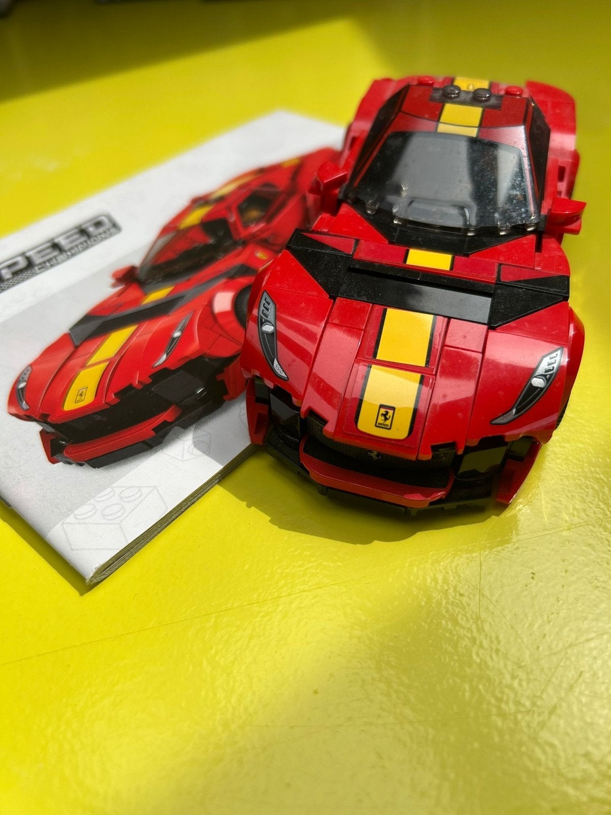 LEGO Speed Champions Ferrari F8 Tributo - Compleet, Ophalen of Verzenden, Zo goed als nieuw, Overige merken