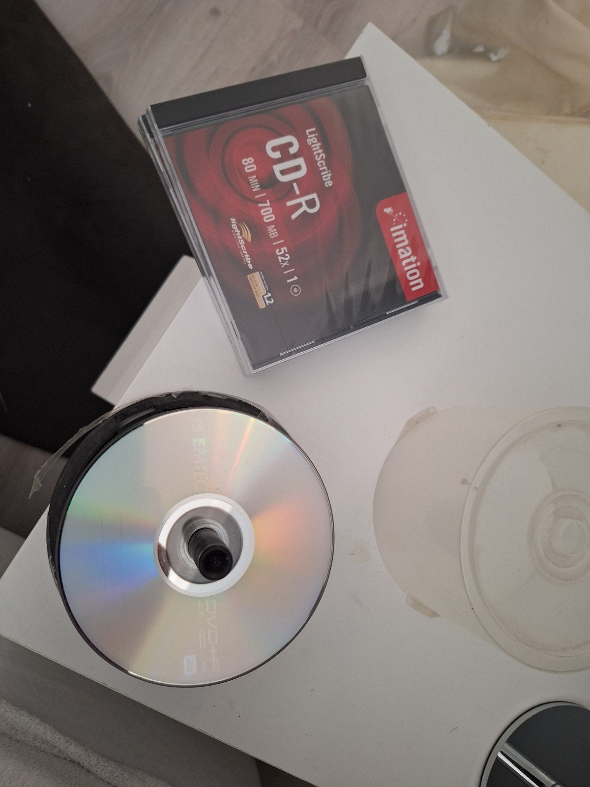 Imation LightScribe CD-R en Emtec DVD+R op spindel, Op spindel, Nieuw, Ophalen of Verzenden, Cd