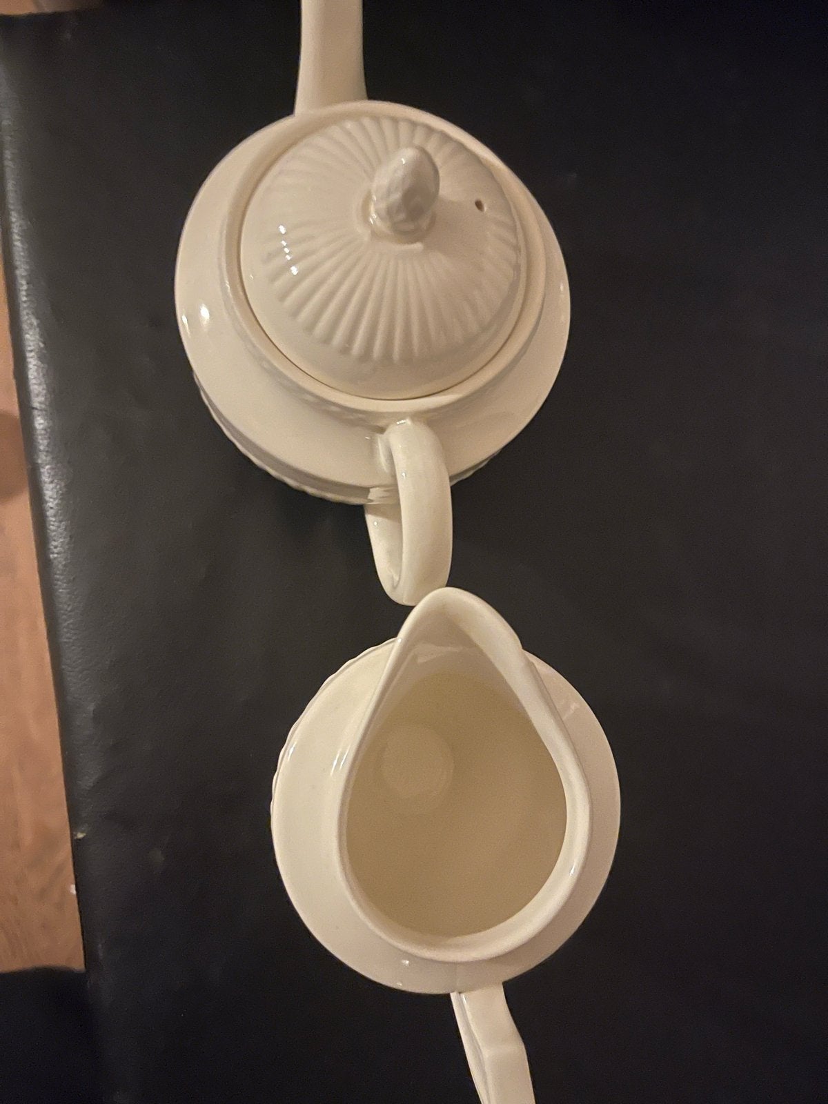 Wedgwood Barlaston Porseleinen Servies - Theepot, Melkkan, K, Huis en Inrichting, Ophalen of Verzenden, Gebruikt, Porselein, Kop(pen) en/of Schotel(s)